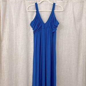Design History Maxi Dress Blue Size Large EUC